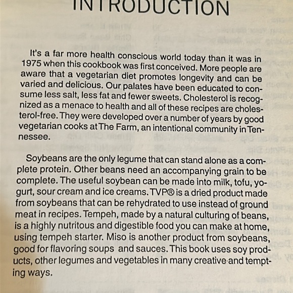 The New Farm Vegetarian Cookbook 2nd ed 1988 the first US Vegetarian cookbook - Picture 6 of 6